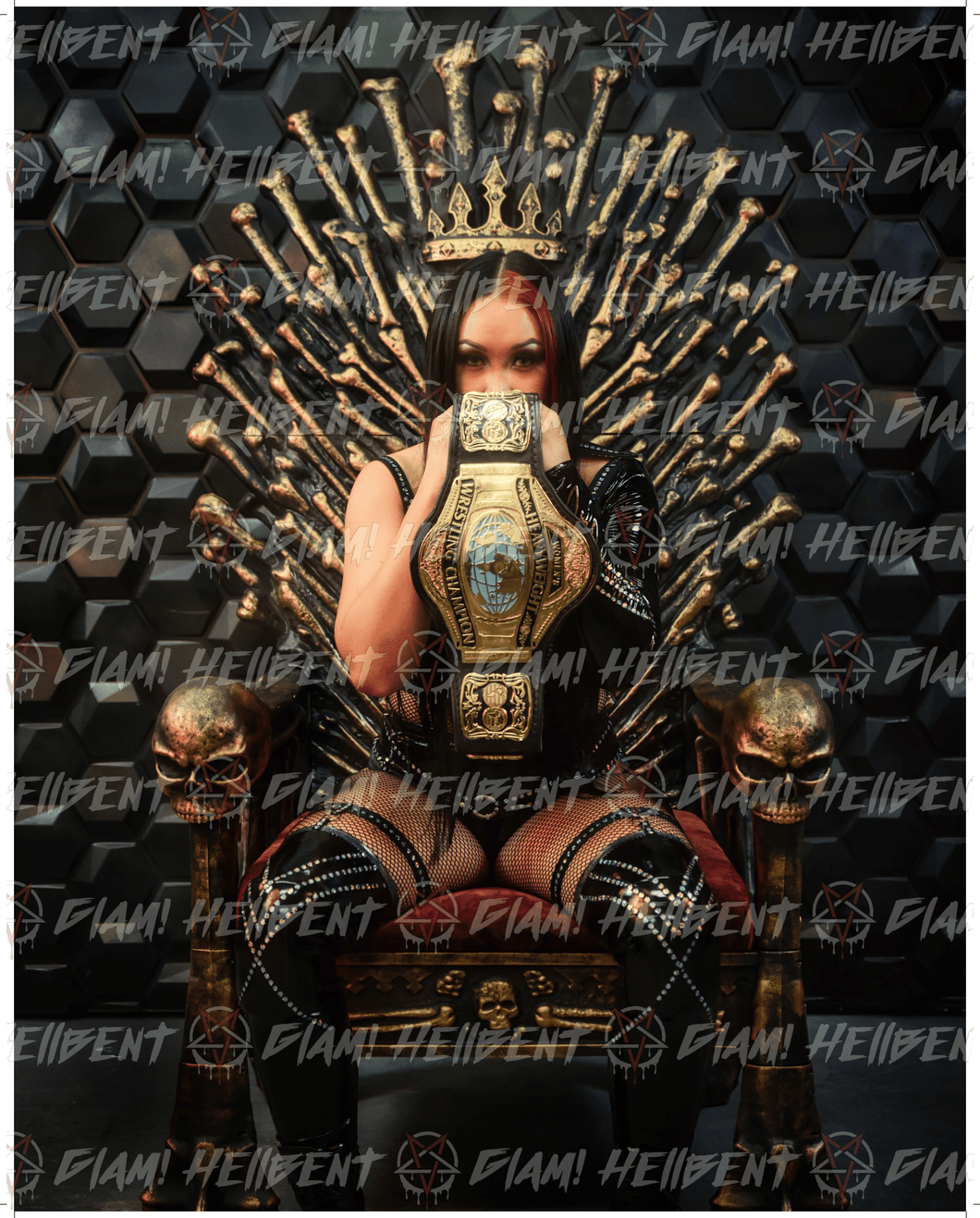 Ultra Woman Throne | Signed 8x10 Viva Van Print